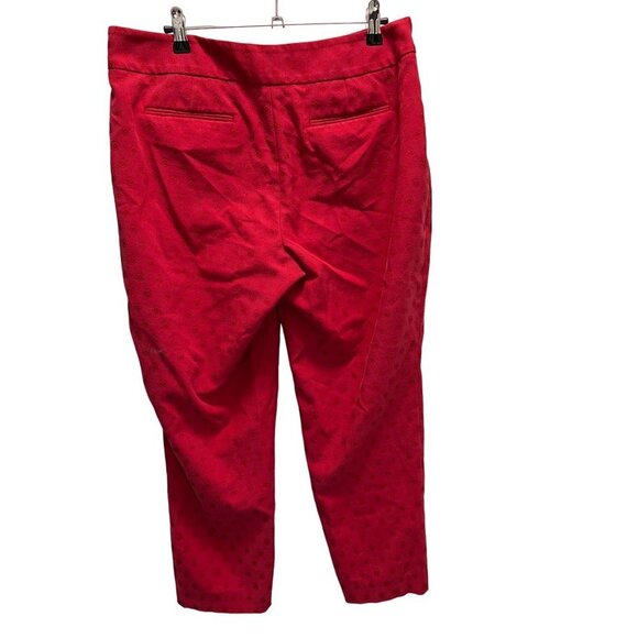 Talbots Heritage Cigarette Pants with embossed design Size  12p - Picture 2 of 6